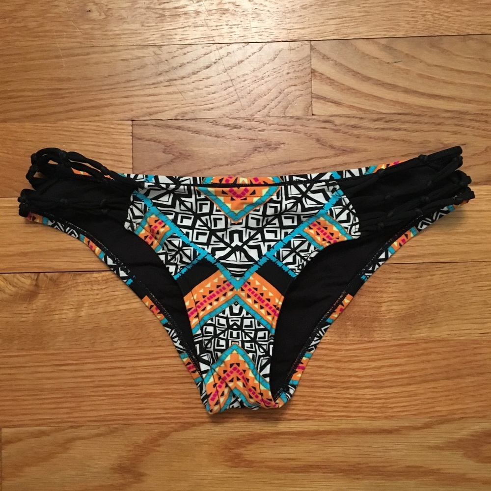 Rip curl tribal print bikini bottoms